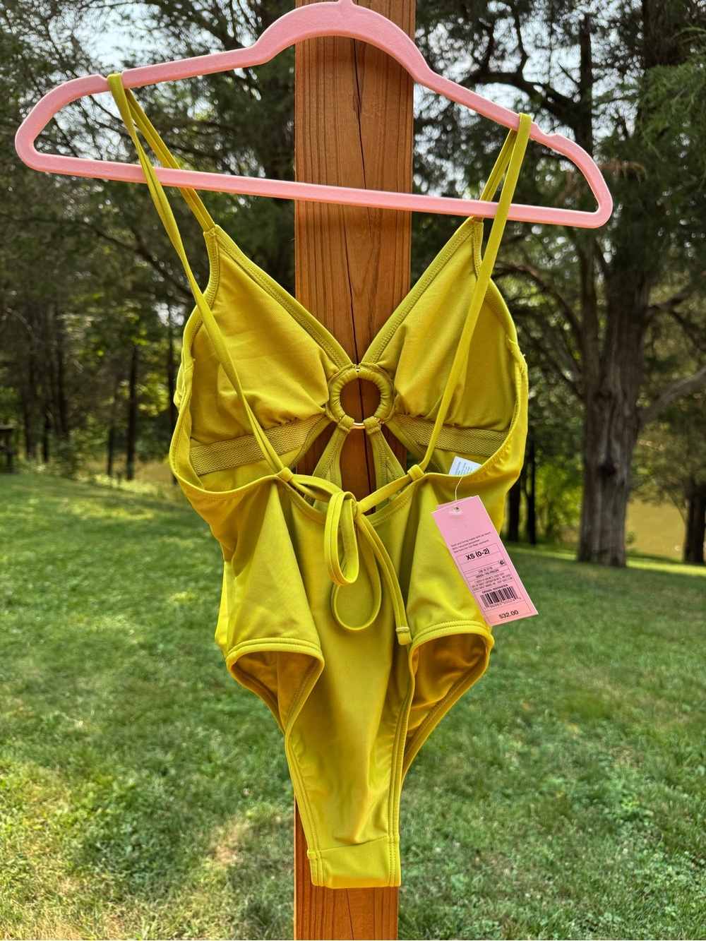Wild Fable $32 XS Swimsuit Chartreuse Green - Picture 3 of 6